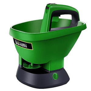 Blütezeit Electric Handheld Spreader, AA Battery Powered 0.75 Gallon Seeder, Adjustable Speed & Dispersion Control Broadcast Spreader for Grass Seeds/Lawn/Garden/Salt/Ice Melt/Fertilizer/Weed