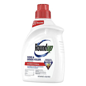 Roundup Weed & Grass Killer₄ Concentrate, Use In and Around Flower Beds, Walkways and other areas of your yard, 64 fl. oz.