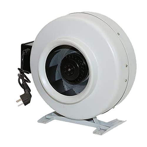 MYOYAY 6 Inch Inline Duct Ventilation Fan 440 CFM Duct Exhaust Blower Centrifugal Fan Turbine Fan for Grow Tent Grounded Power Cord