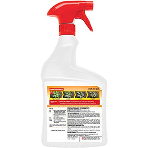 Spectracide Weed & Grass Killer 2, Use On Driveways, Walkways and Around Trees and Flower Beds, 32 fl Ounce Spray