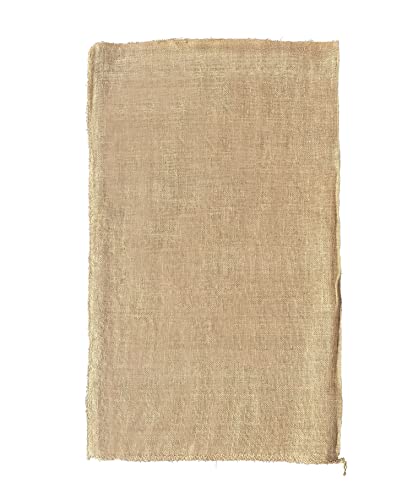 Sandbaggy 24" x 40" Burlap Plant Cover Bags - Frost & Freeze Protection Cloth for Outdoor Trees, Shrubs, Plants in Winter - Reusable, 100% Natural Burlap (1 Bag)