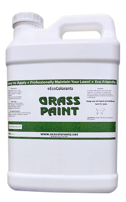 Green Grass Paint-2.5 Gallon Container-Eco-Friendly, Made in the USA, Lawn Colorant, Turf Paint, Dye, Covers up to 10,000 square feet.