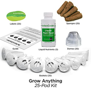 AeroGarden Grow Anything Seed Pod Kit (25-pod), Green