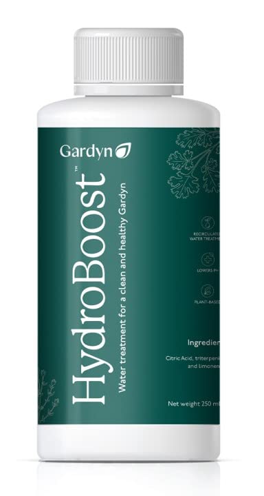 Gardyn HydroBoost for Gardyn Hydroponic Indoor Gardens - 250 ML (Plant Based Water Treatment-Lowers PH, Balances Plant Nutrients & Reduces Need for More Intensive Hydroponic Growing System Cleanings)