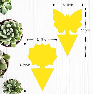 36 Pack Sticky Traps Plant Trap for Fungus Gnat, Fruit Fly Traps for Mosquito and Bug Indoor & Outdoor, Pest Insect Catcher Killer