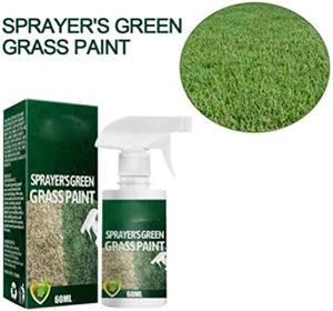 2022 New Upgraded Green Grass Lawn Spray, Environmentally Friendly Pet-Friendly Green Again Green Sprayer, Lawn Colorant Turns Spots Green Again, 60ml (1pcs)