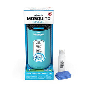 Thermacell Patio Shield Mosquito Repeller; Highly Effective, for Patio; No Candles or Flames, DEET-Free, Scent-Free, Bug Spray Alternative; Includes 12-Hour Refill