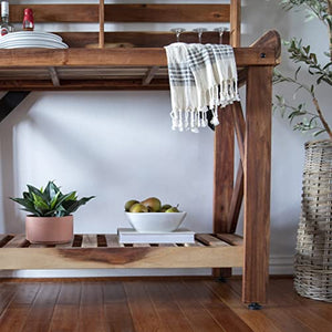 Backyard Discovery Farmhouse Acacia Potting Bench