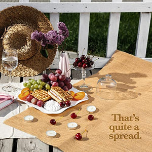 Burloptuous 40"x15 Feet Gardening Burlap Roll - Multipurpose Natural Burlap Fabric, High Density Jute Fiber Material for Decorations, Center Pieces for Home, Rustic Party Décor