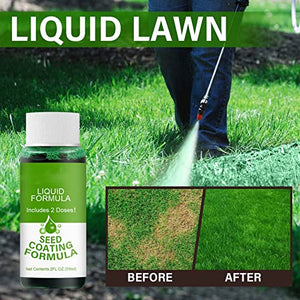 MTDBAOD 59ml Garden Lawn Spray, Green Spray Paint, Nutritious Grass Planting Fluid, Grow Grass Where You Spray