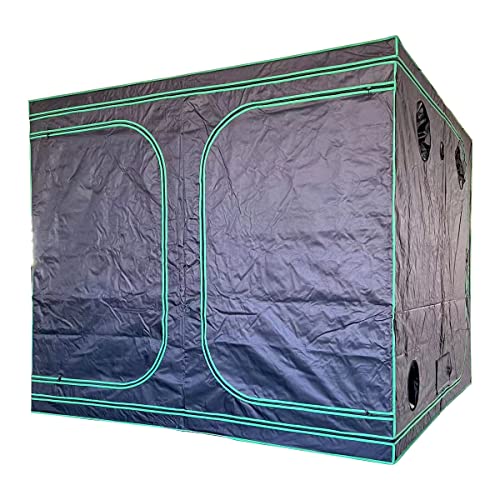 Growtent Garden 96”x96”x80” Grow Tent, Reflective 600D Mylar,Hydroponic Grow Tent with Observation Window and Floor Tray for Indoor Plant Growing