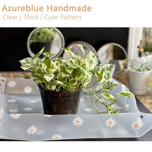 Azureblue Repotting Mat for Indoor Plants Waterproof Clear Potting Mat Foldable Plant Potting Repotting Tray Portable Gardening Tray to Control Mess for Indoor House Plants Succulents 31.5 x 23.6