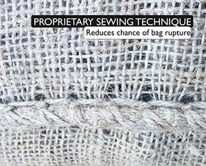 Sandbaggy 24" x 40" Burlap Plant Cover Bags - Frost & Freeze Protection Cloth for Outdoor Trees, Shrubs, Plants in Winter - Reusable, 100% Natural Burlap (1 Bag)