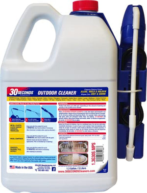 30 SECONDS Outdoor Algae, Mold, Mildew Cleaner 1.3 gal.