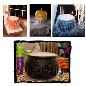 Ultrasonic Mist Maker Fogger, Halloween Mist Maker for Water Fountain Pond Fogger Halloween Party and Rockery Fish Tank Vase Birdbath Deco