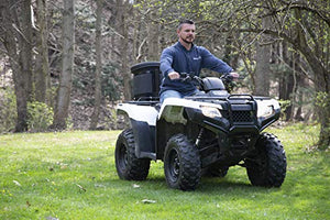 Buyers Products ATVS15A ATV All Purpose Broadcast Spreader for All-Seasons Hunting Deer Feeder, Seed, Fertilizer, Rock Salt and More, 15 Gallon Capacity, Black, 12