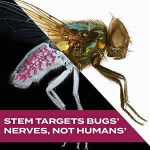 Stem Kills Ants, Roaches And Flies: Plant-Based Active Ingredient Bug Spray, Botanical Insecticide For Indoor Outdoor Use; 12 fl oz (Pack Of 1)