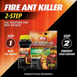 Ortho Fire Ant Killer Broadcast Granules, 6 Month Protection, Treats up to 5,000 sq. ft., Kills Mounds in 15 Minutes, 11.5 lb.