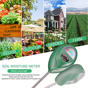Soil Moisture Meter, Plant Moisture Meter for House Plants, Lawn, Farm, Indoor & Outdoor, Garden, Greenhouse (No Need Battery)(Not for hydroponice Plants)