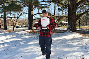SOLO Inc. Solo 421 20-Pound Capacity Portable Chest-mount Spreader with Comfortable Cross-shoulder Strap - 421S, White, 20lb