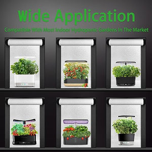 Grow Tent for Aerogarden Hydroponic Grow System,18.9''x13.7''x20.8'',High Reflective Mylar for Hydroponic Indoor Plants,Grow Machine Protective Cover,Black Indoor Hydroponic Anti-Light Complete System