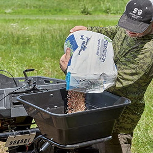 Guide Gear UTV/ATV Receiver Mount Broadcast Spreader Seeder, 80-lbs Capacity, Lawn and Garden Seed Spreaders, 12-Volt, with Rain Cover