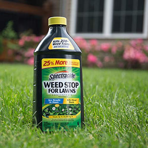 Spectracide Weed Stop For Lawns Concentrate, Kills Weed Roots, Not The Lawn, 40 fl Ounce