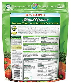 Dr. Earth Organic 5 Tomato, Vegetable & Herb Fertilizer Poly Bag