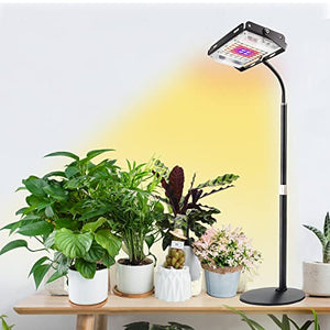 LBW Grow Light for Indoor Plants, Full Spectrum Desk LED Plant Light, Small Grow Lamp with On/Off Switch, Height Adjustable, Flexible Gooseneck, Ideal for Indoor Growth