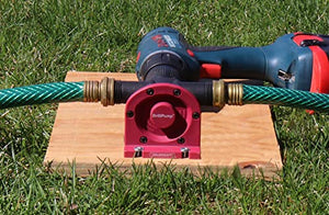Milescraft 1314 DrillPump750 - Self Priming Water Pump Attachment for Drills - Water Transfer Pump - Uses Common Garden Hose - 750 Gallons per Hour