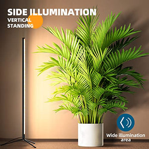 Barrina Grow Lights for Indoor Plants with Stand, 42W 169 LEDs Full Spectrum Wide Illumination Area, T10 Vertical Standing Plant Grow Light, 4FT Height with On/Off Switch and Tripod Floor Stand