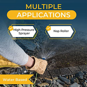 Vivlly Mulch and Bark, Stone, Gravel, Small Pebble Binder Glue! – 32 oz - 0.94ltrs - 0.25 Gallon - Fast-Dry Ready to Use Resin for Spray - Strong Landscape Maintenance - High Strength Stabilizer Lock…