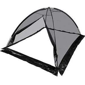 Happybuy Pond Cover Dome, 10x14 FT Garden Pond Net, 1/2 inch Mesh Dome Pond Net Covers with Zipper and Wind Rope, Black Nylon Pond Netting for Pond Pool and Garden to Keep Out Leaves