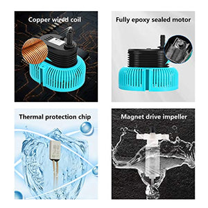 AquaMiracle 600GPH New-gen Pool Cover Pump for Above-ground/In-ground Swimming Pools, Water Removal Pump, in-built Thermal Protection, with 15ft Drainage Hose & 25 Feet Extra Long Power Cord