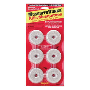 Summit...responsible solutions 110-12 Mosquito Dunks For Fish, 6-Pack, Natural