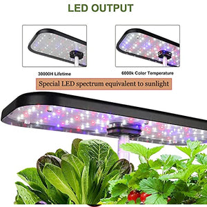 Hydroponics Growing System 12 Pods Herb Garden Indoor Herb Garden Starter Kit Auto Smart Garden Planter with Cycle Timing Function and Adjustable LED Lighting,Aeroponics Growing System,Herb Grower