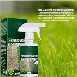 2023 New Green Grass Lawn Spray, Grass Paint Lawn Colorant, Natural Green Spray Paints for Grass and Lawn Paints