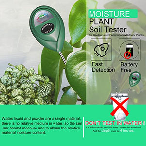 Soil Moisture Meter, Plant Moisture Meter for House Plants, Lawn, Farm, Indoor & Outdoor, Garden, Greenhouse (No Need Battery)(Not for hydroponice Plants)