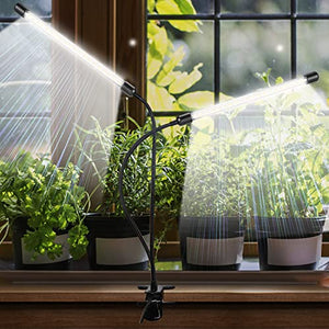 bseah Plant Grow Light for Indoor Plants, Full Spectrum Indoor Grow Light, 3 Modes & 10-Level Dimmable, Auto ON & Off Timer 3/9/12H