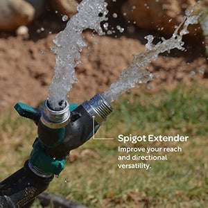 2WAYZ- Hose Splitter, 2 Way Heavy Duty, Garden Faucet, Faucet Splitter, Hose y Splitter, Garden Hose y Splitter, Hose Bib Splitter, All Metal, with Shut Off Valve - 4" x 4" x 1.5"