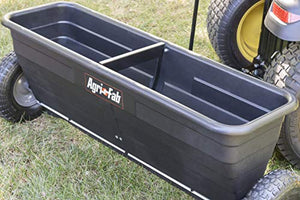 Agri-Fab Polypropylene 45-0288 175-Pound Max Tow Behind Drop Spreader, Black 42 Inch
