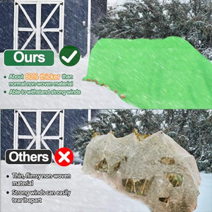 Alphatool Plant Covers Freeze Protection 2.0oz/yd²- 10 x 20 ft Rectangular Breathable Non-Woven Fabric Frost Proof Plant Blankets Durable Floating Row Cover for Winter Outdoor Garden