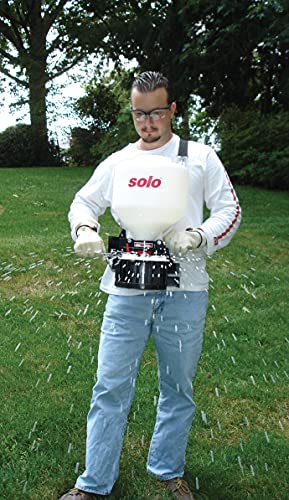 SOLO Inc. Solo 421 20-Pound Capacity Portable Chest-mount Spreader with Comfortable Cross-shoulder Strap - 421S, White, 20lb