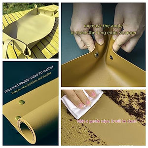 Oraony Potting Tray with Tools Repotting Mat for Indoor Plants, Foldable & Waterproof Plant Potting Mat Portable Gardening Mat Soil Mat Mess Control Mat for Bonsai Tool Unique Gifts for Plant Lovers