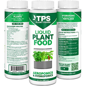 Liquid Plant Food for use in AeroGarden, IDOO and Hydroponic Growing Systems, Liquid Fertilizer 8 oz (250mL)