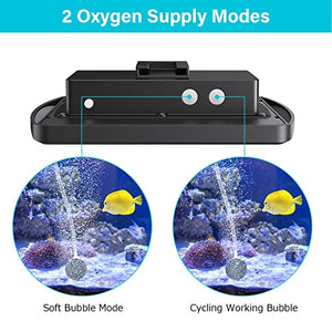 NFESOLAR Solar Pond Aerator, 2 Modes Battery Powered Solar Aerator for Ponds Outdoor, Solar Aquarium Air Pump Pool Aerator for Small Fish Pond Stock Tank Hydroponics Wildlife