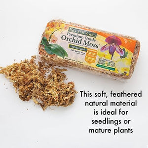 Better-Gro 50450 PKG Orchid Moss, 190 cu. in, Tan