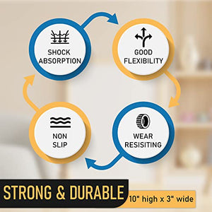 10-Inch Replacement Tire and Wheel 4.10/3.50-4" - 10” Utility Tires for Cart, Dolly, Hand Truck, Generator, Lawnmower, Garden Wagon with 5/8” Axle Bore Hole - Double Sealed Bearings (2 pack)