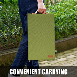Large Knee Mat-Gardening Kneeler Pad-Thick Garden Sitting or Kneeling Pad Cushion-Construction Knees Support Board of Working,Repairing-Floor Knees Mat for Prayer,Fitness,Yoga,Gym & Pilates-Green