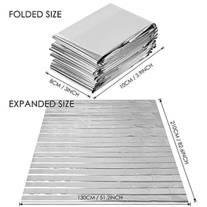Plant Growth Mylar Films High Reflective Mylar Film Garden Greenhouse Covering Foil Sheets for First Aid Blanket Growth Room Camping Simple Tent,82.6 x 51.2 Inch(2 Pieces)